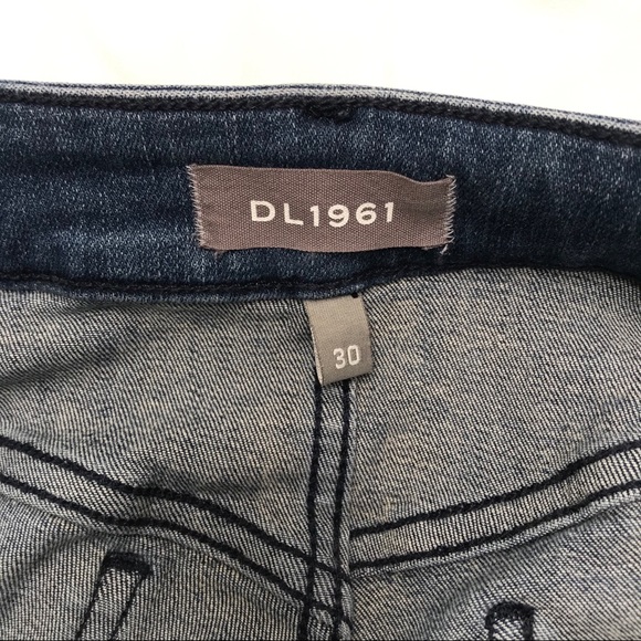 DL 1961 mid rise skinny jeans with side stripe - Picture 5 of 5
